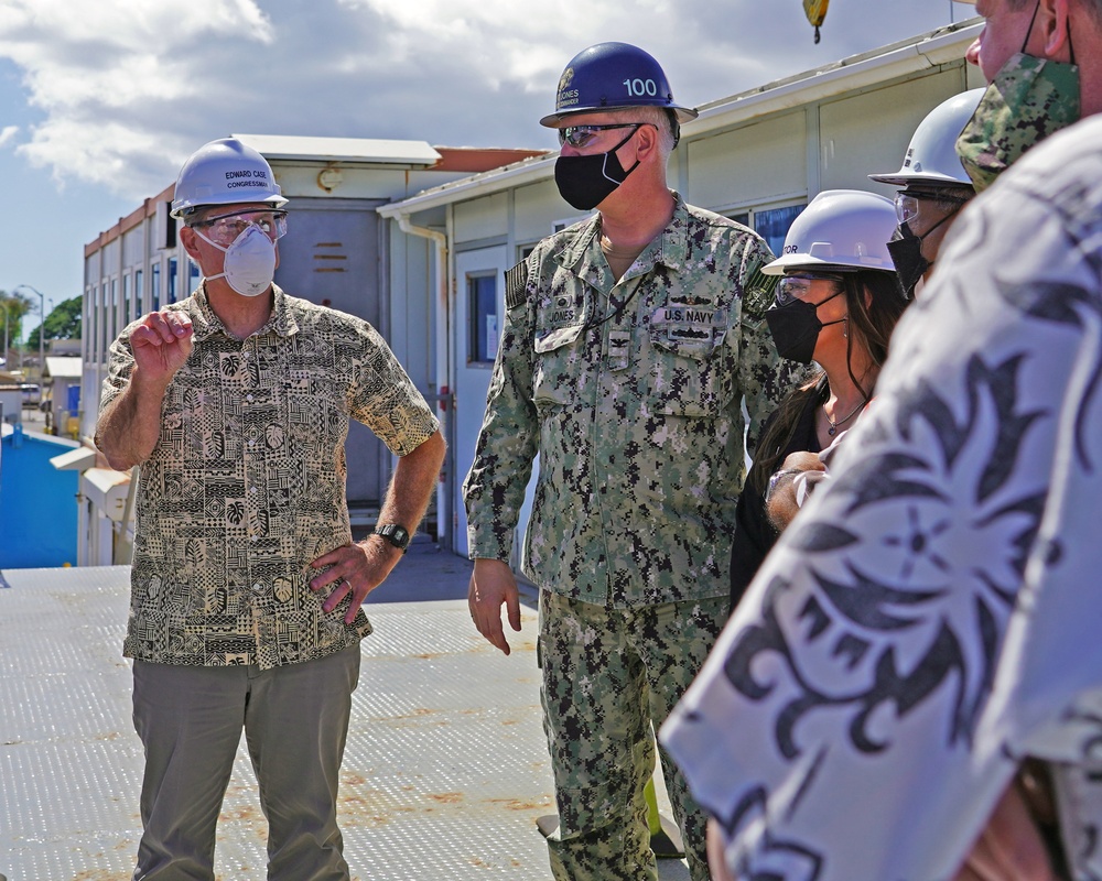 Representative Ed Case visits Pearl Harbor Naval Shipyard &amp; IMF