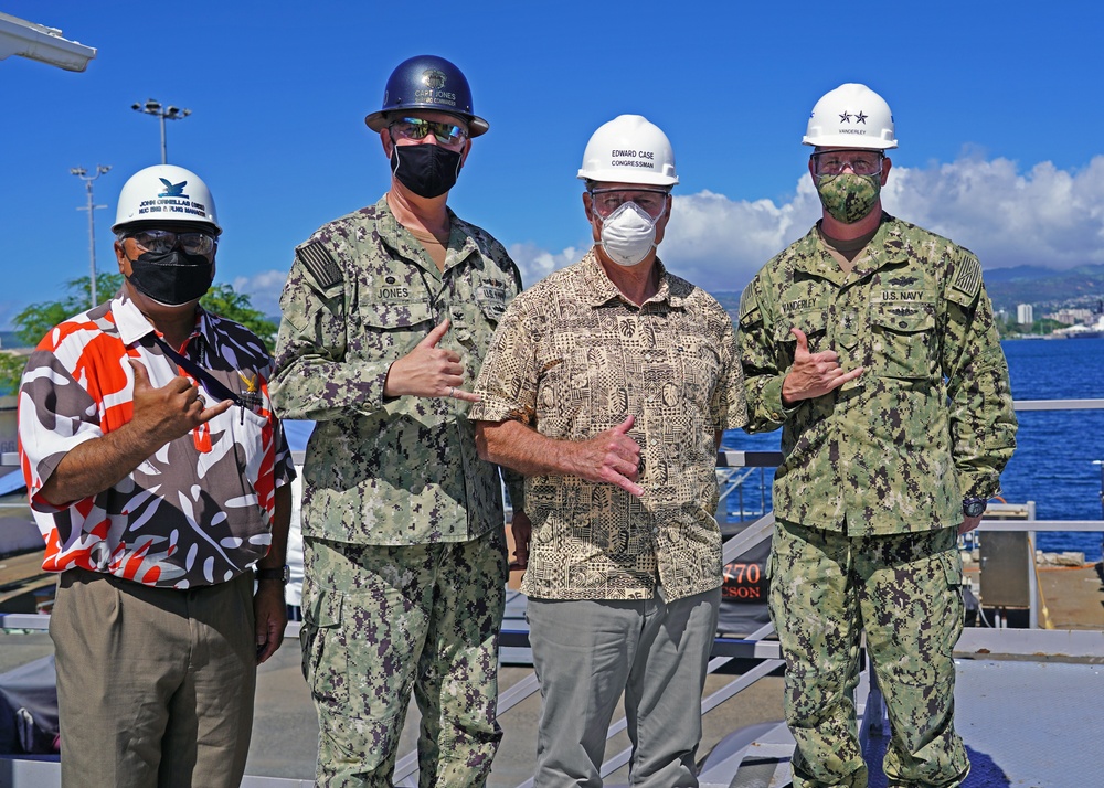 Representative Ed Case visits Pearl Harbor Naval Shipyard &amp; IMF