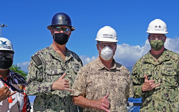 Representative Ed Case visits Pearl Harbor Naval Shipyard &amp; IMF