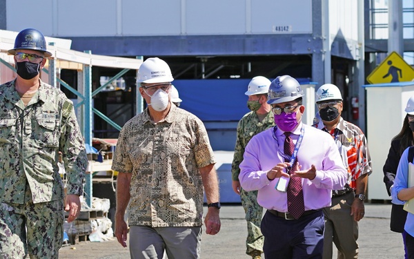 Representative Ed Case visits Pearl Harbor Naval Shipyard &amp; IMF