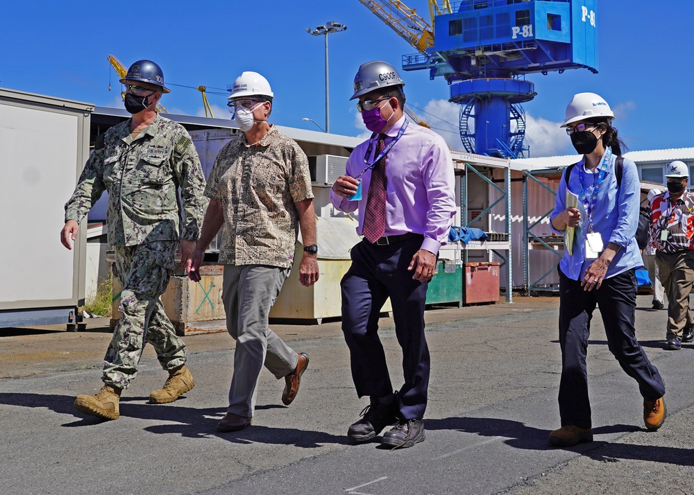 Representative Ed Case visits Pearl Harbor Naval Shipyard &amp; IMF