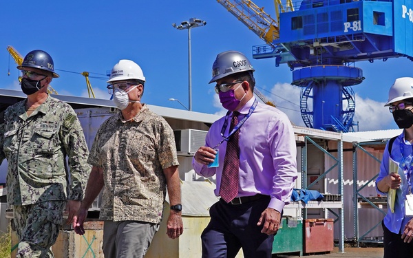 Representative Ed Case visits Pearl Harbor Naval Shipyard &amp; IMF