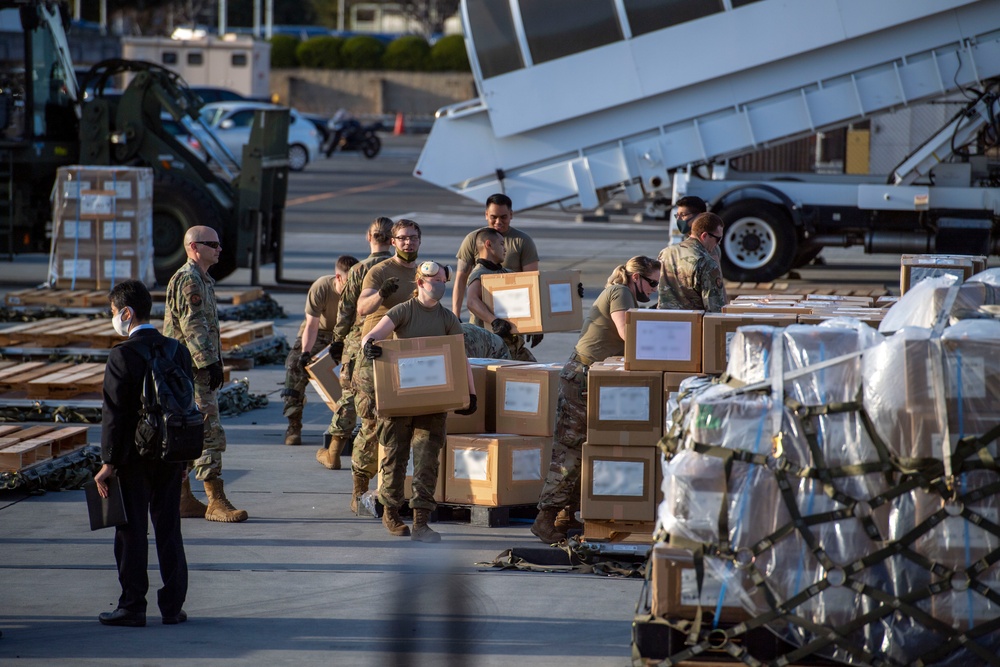 U.S. – Japan partners execute joint Ukraine aid mission