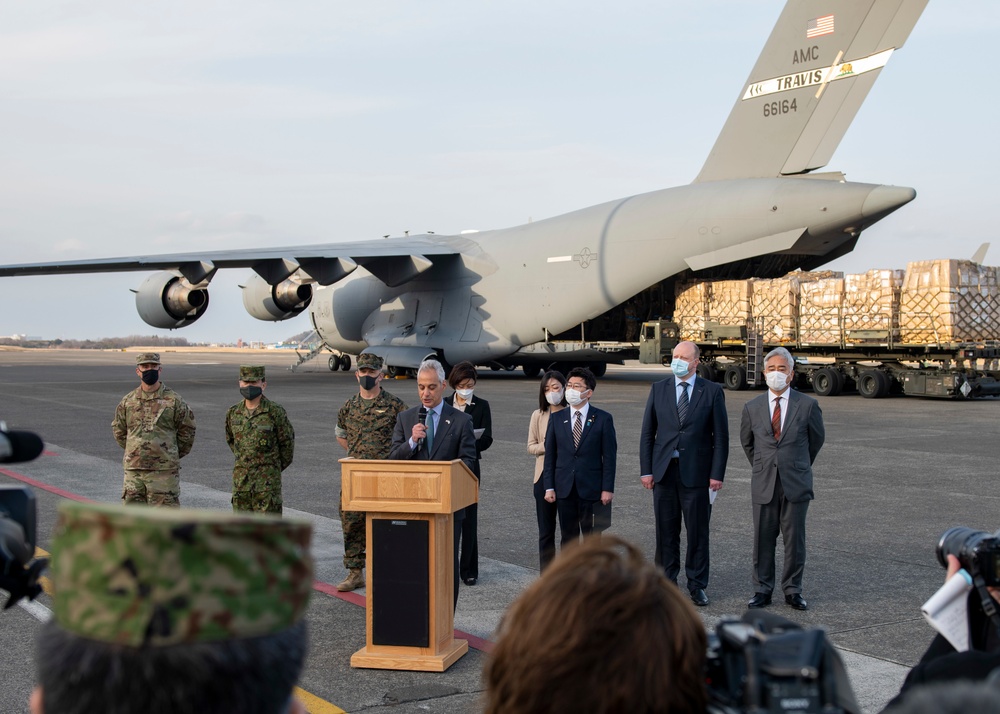 U.S. – Japan partners execute joint Ukraine aid mission