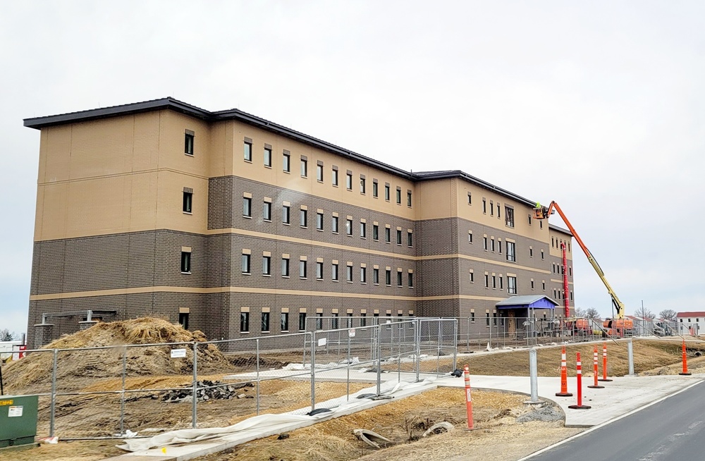 Construction of second modern-era barracks continues at Fort McCoy