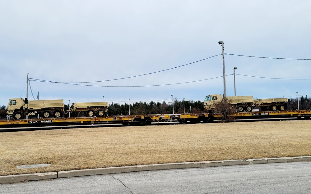 485th Engineer Company rail operations at Fort McCoy