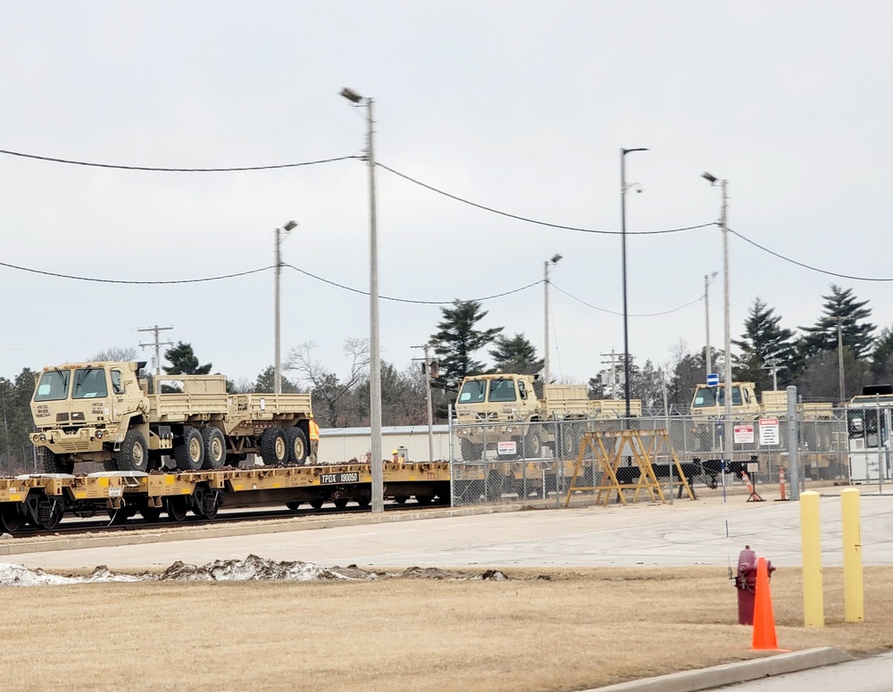 485th Engineer Company rail operations at Fort McCoy