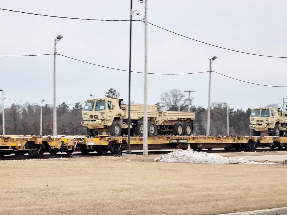 485th Engineer Company rail operations at Fort McCoy