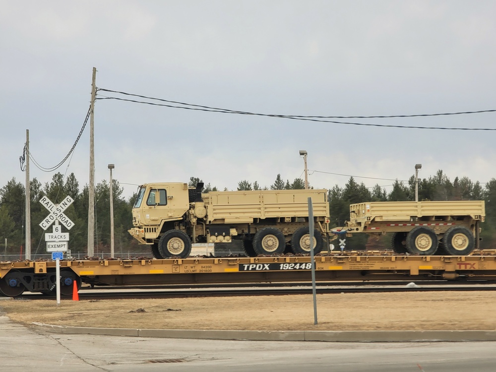 485th Engineer Company rail operations at Fort McCoy