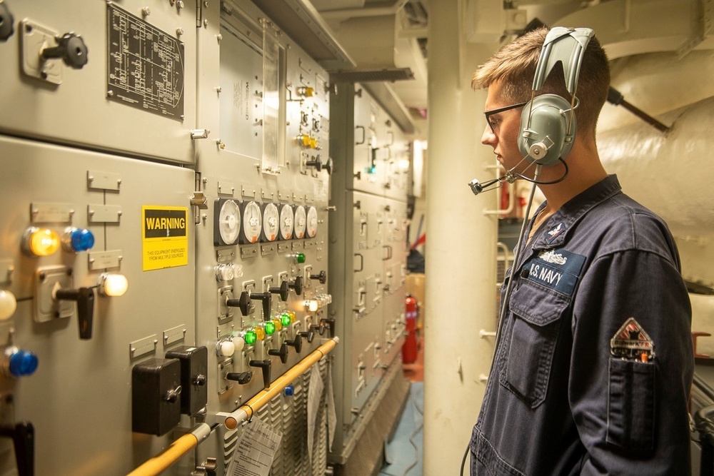 DVIDS - Images - USS Sampson Engineers [Image 2 of 4]