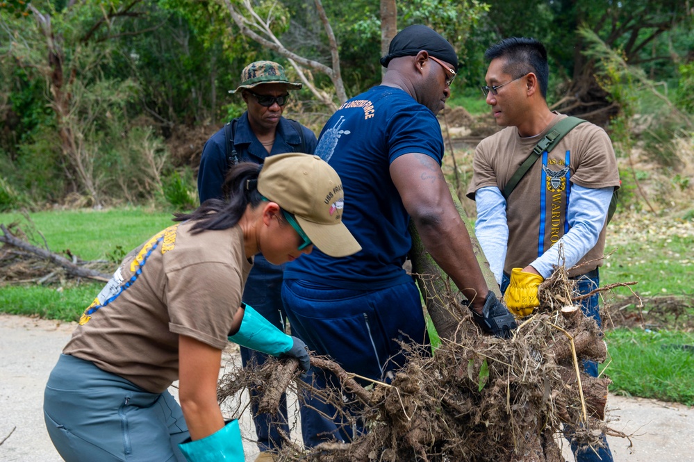 Frank Cable Supports Operation Flood Assist