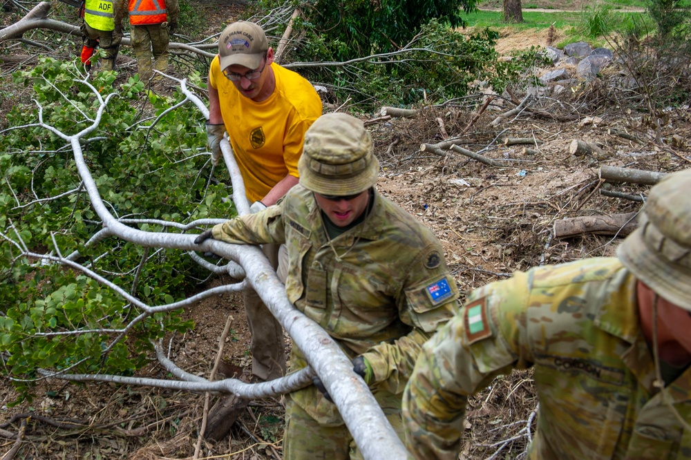 Frank Cable Supports Operation Flood Assist