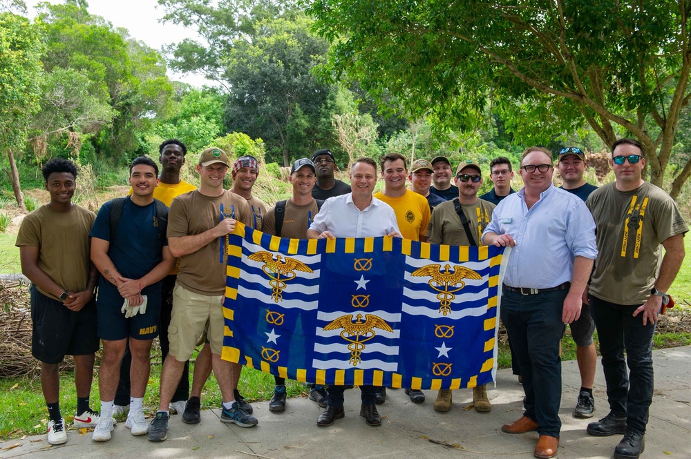 Frank Cable Supports Operation Flood Assist