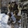 Infantryman Takes Cover During Firefight