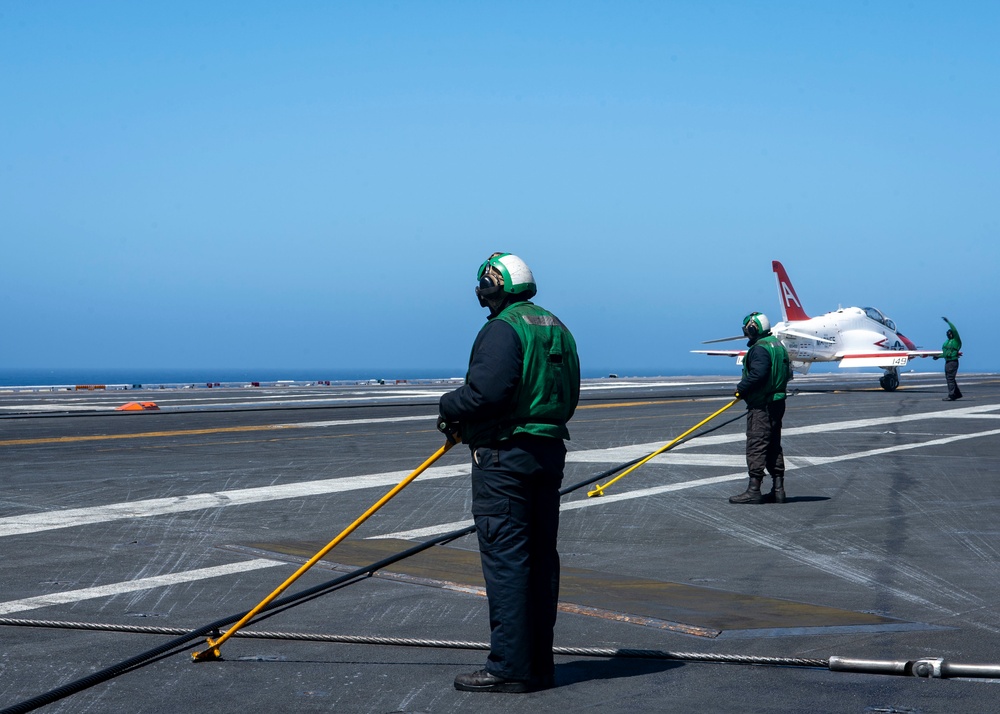 A T-45C Goshawk Makes An Arrested Landing