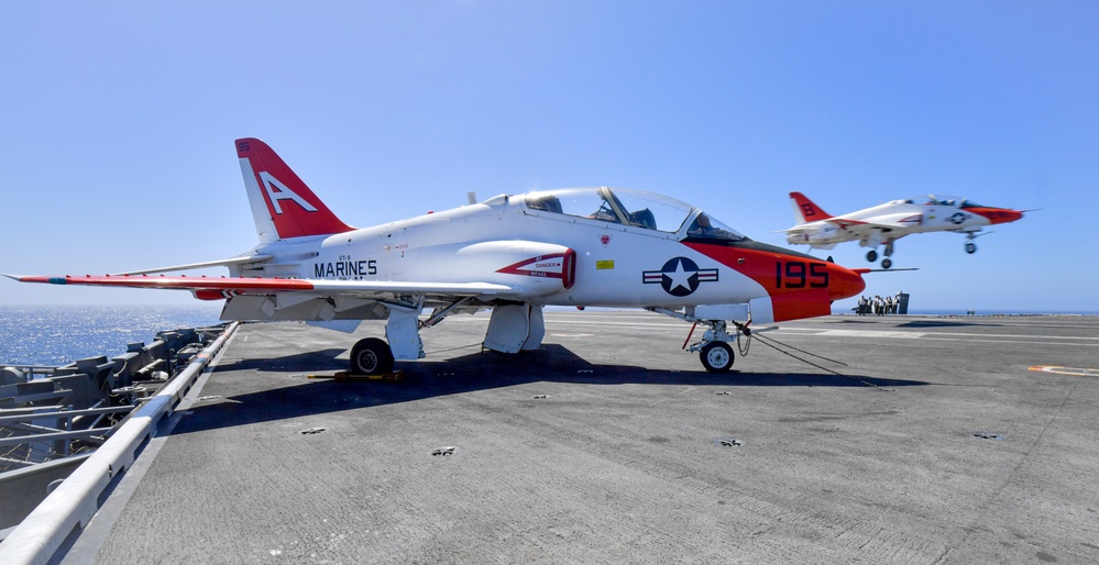 Goshawk Lands On Nimitz Flight Deck