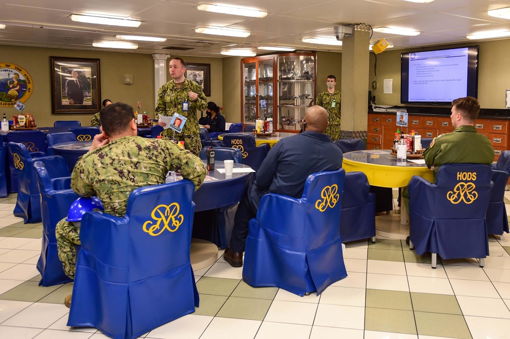 USS Ronald Reagan (CVN 76) Legal Assistance Workshop