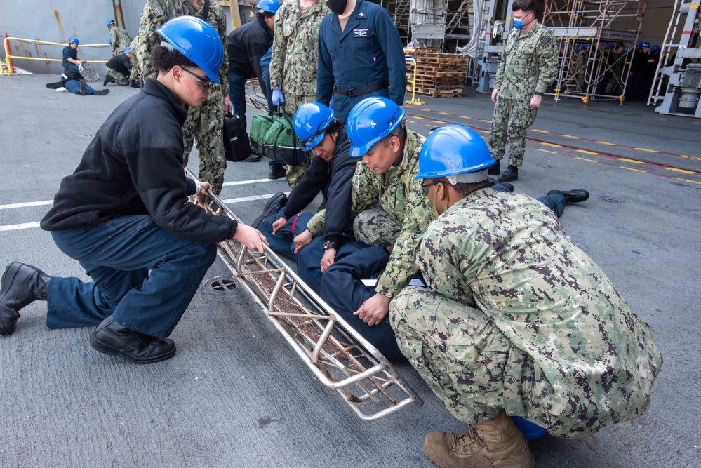 USS Ronald Reagan (CVN 76) Mass Casualty Drill