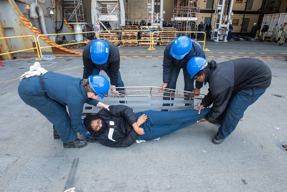 USS Ronald Reagan (CVN 76) Mass Casualty Drill