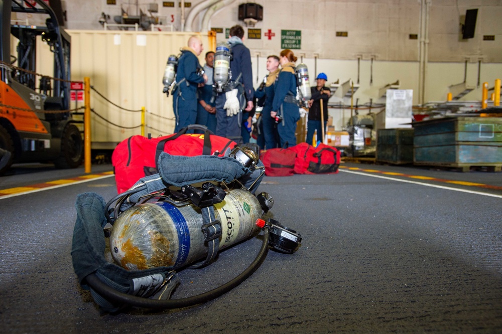 USS Ronald Reagan (CVN 76) Rescue and Assistance Drill