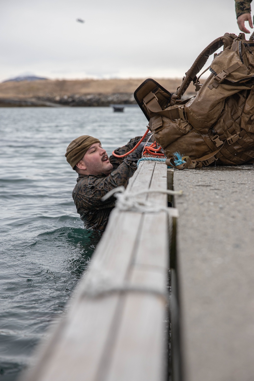 Exercise Cold Response 2022 Marines Conduct Cold Water Immersion Training