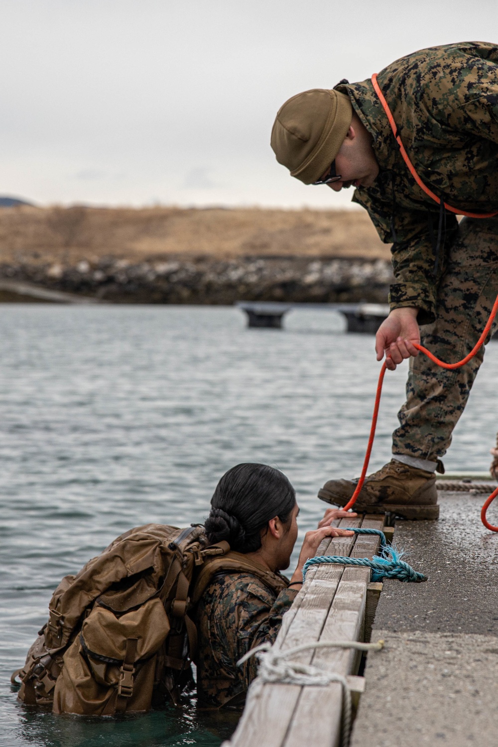 Exercise Cold Response 2022 Marines Conduct Cold Water Immersion Training