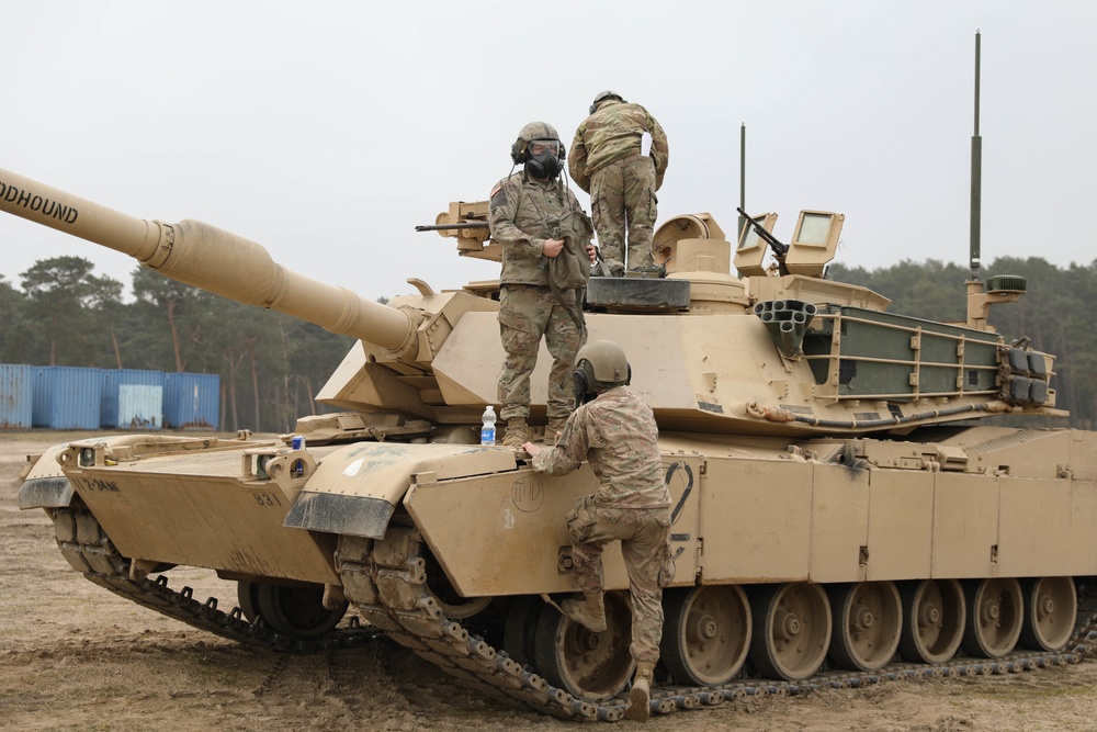 Soldiers Conduct Mounted Land Navigation at DPTA Poland