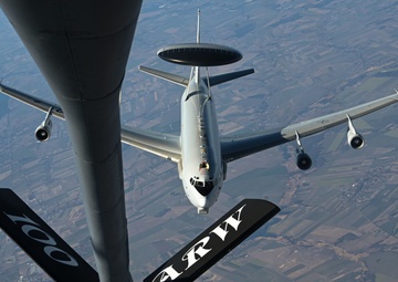 100th Air Refueling Wing NATO E3 Sentry Refuel