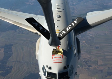 100th Air Refueling Wing NATO E3 Sentry Refuel