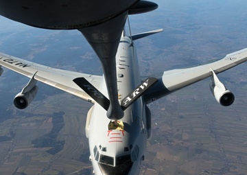 100th Air Refueling Wing NATO E3 Sentry Refuel