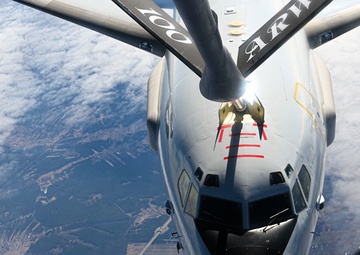 100th Air Refueling Wing NATO E3 Sentry Refuel