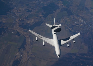 100th Air Refueling Wing NATO E3 Sentry Refuel