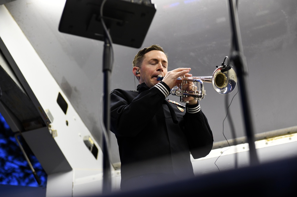U.S. Naval Forces Europe and Africa Band Performs at NSA Naples Support Site