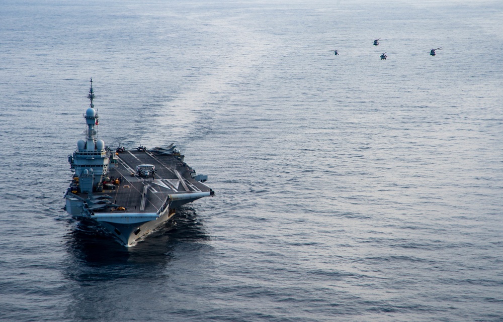 The Harry S. Truman Carrier Strike Group is on a scheduled deployment in the U.S. Sixth Fleet area of operations in support of naval operations to maintain maritime stability and security.