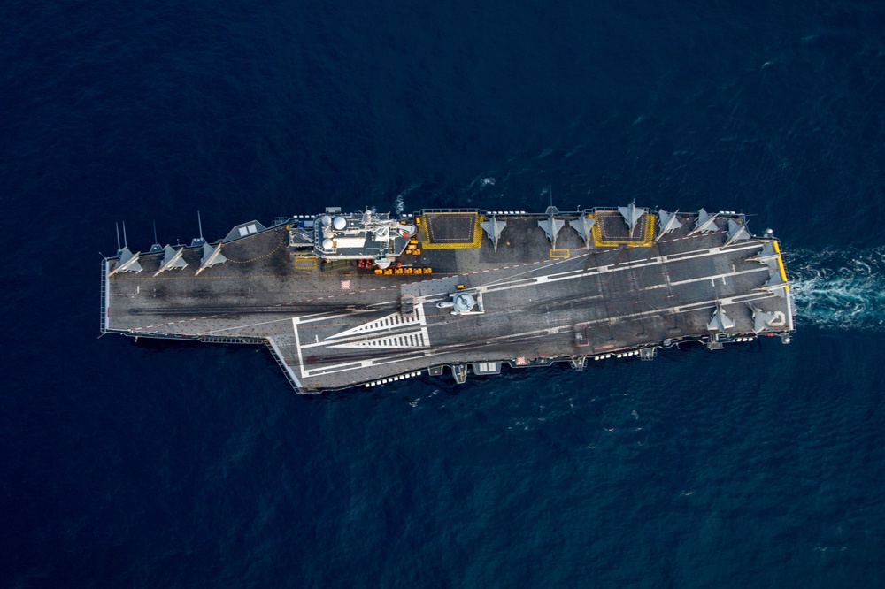 The Harry S. Truman Carrier Strike Group is on a scheduled deployment in the U.S. Sixth Fleet area of operations in support of naval operations to maintain maritime stability and security.