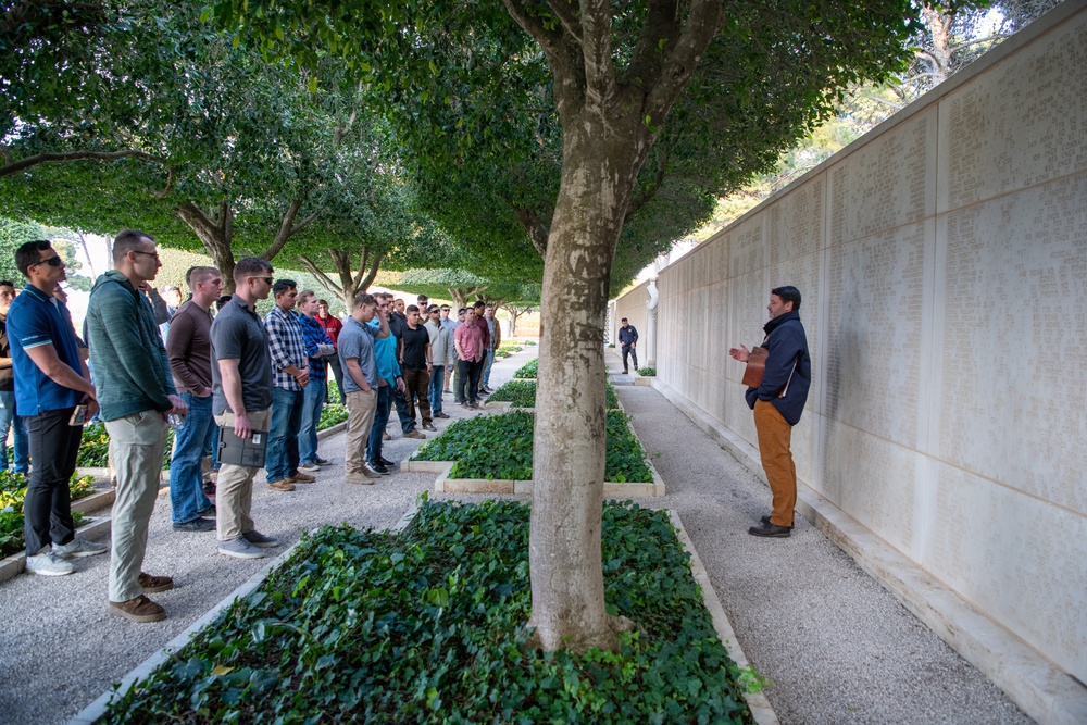 173rd Airborne visits U.S. memorial cemetery in Tunisia