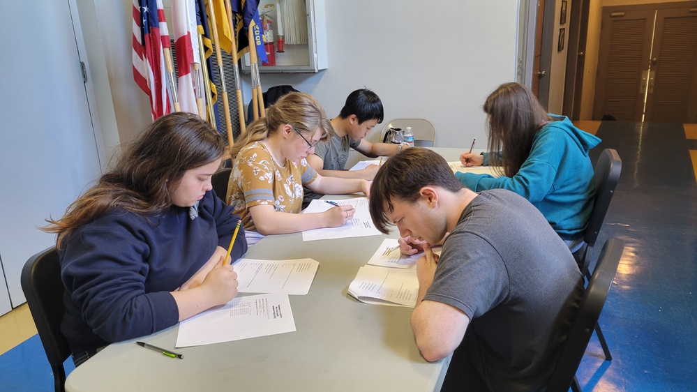 BRHS NJROTC Cadets Compete in a &quot;War in the Pacific&quot; Academic Postal