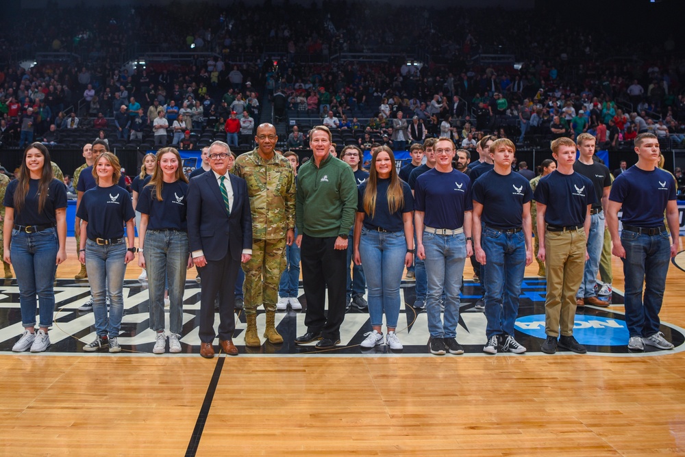 Air Force leaders celebrate USAF 75th anniversary at Big Hoopla