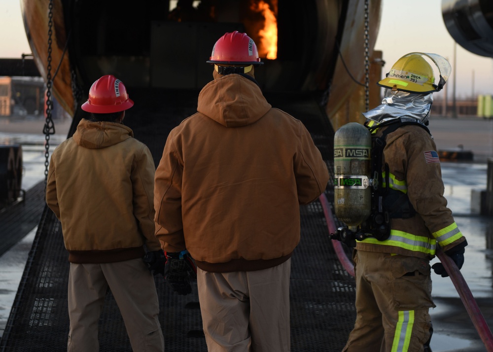 DoD Fire Academy: Fired up for training