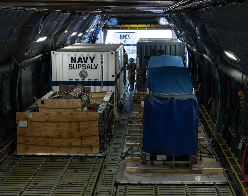 9th AS, 436th APS support US Navy salvage and diving efforts