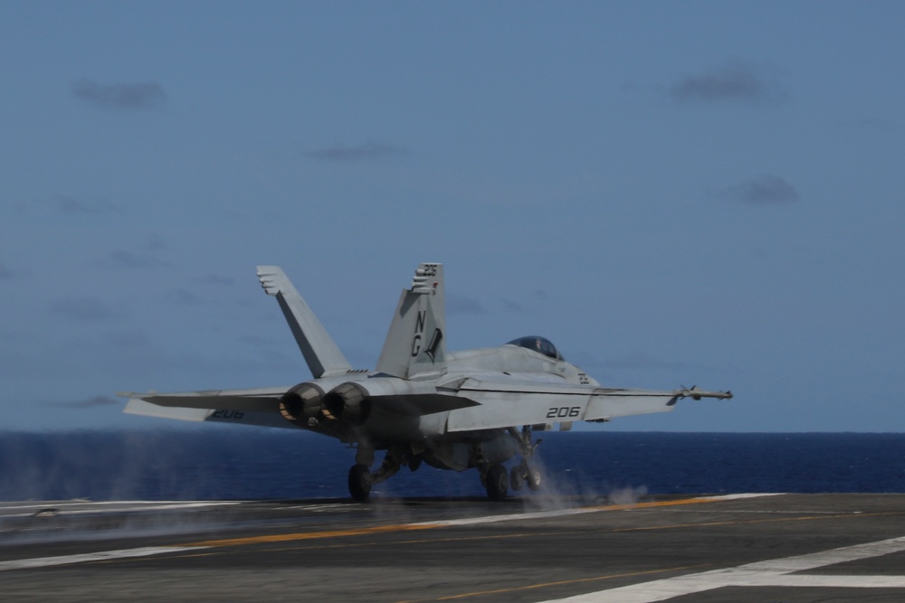 Abraham Lincoln conducts flight operations