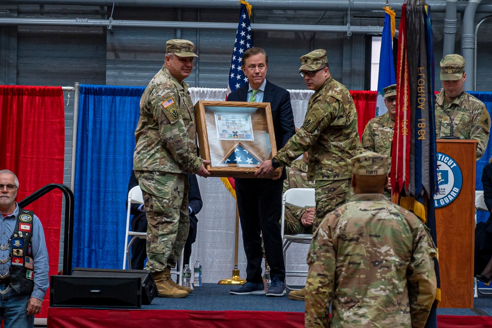 Connecticut National Guard Hosts Welcome Home ceremony for 1-102nd Infantry Battalion