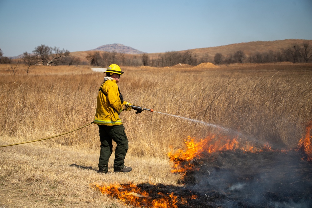 Fort Sill conducts prescribed burns