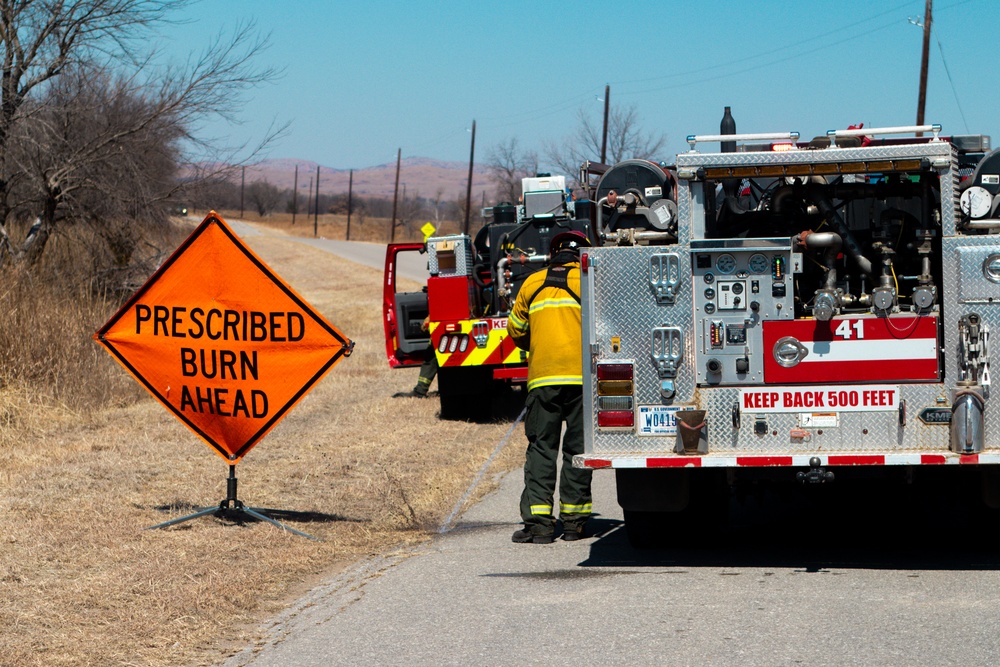 Fort Sill conducts prescribed burns