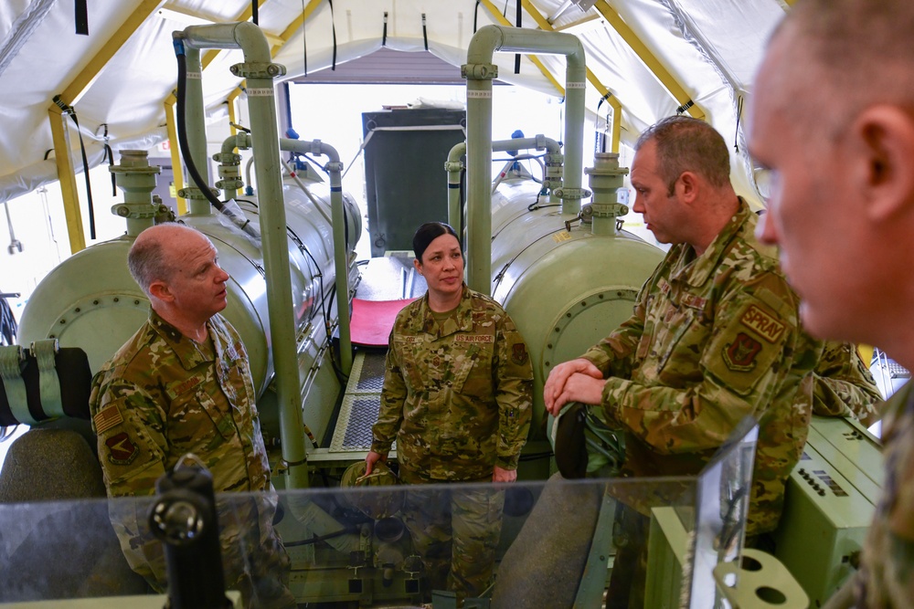 22nd Air Force Commander and Command Chief visit YARS