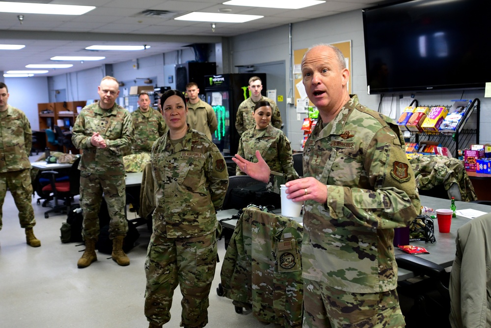 22nd Air Force Commander and Command Chief visit YARS