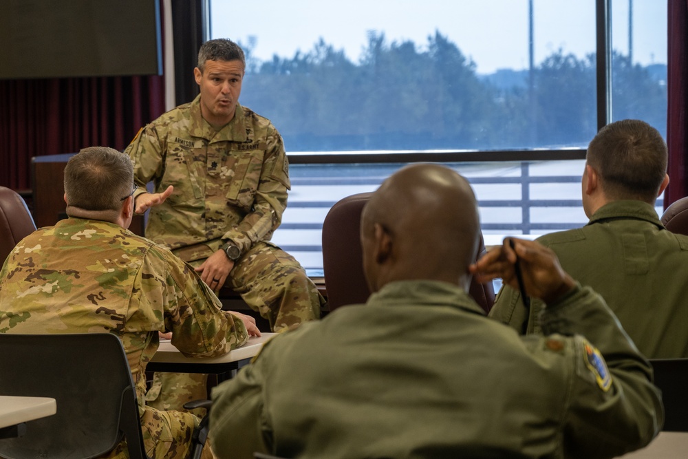 Air Force and Army Leadership Welcome ASAM Students to Learn Mission Capabilities