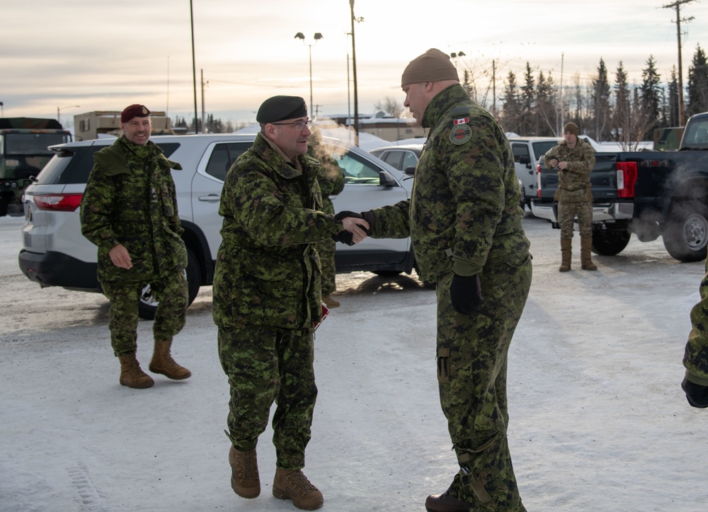 Brigadier General Boivin Visit