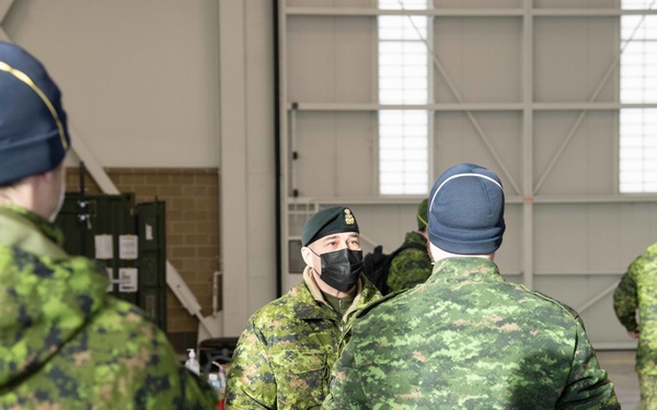 Brigadier General Boivin Visit