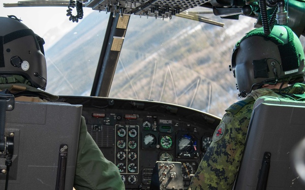 Alaska Mountain Range Flight